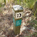 Signpost in Green Point Foreshore Reserve