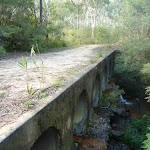 Six Foot Track crossing thh culverted Devils Hole Creek