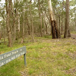 Six Foot Track sign south of Jenolan Caves Cottages