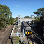 View of Berowra Station from bridge