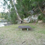 Picnic area on the north side of Apple Tree Bay