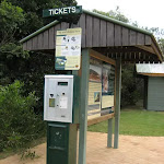 Pay and display at Kylies Beach camping ground
