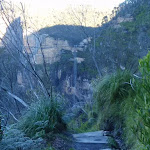 Track towards Bridal Veil Falls