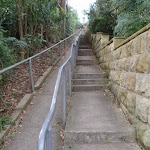 Stairs up the Rifleway