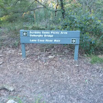 Track marker near Tourist Park