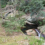 Rock formations and creek near Boarding House Dam in the Watagans