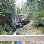 View of Boarding House Dam from bridge