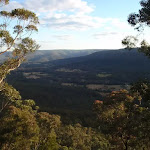 View from Monkey Face Lookout in the Watagans