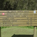 GNW trackhead sign at Crosslands