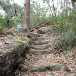 Rock steps from Plateau Pde