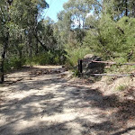 Gate to Toby's Rill, The Oaks Fire Trail