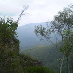Looking out over the Jamison Valley from the National Pass