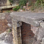 Concrete bunker below Grotto Pt Lighthouse