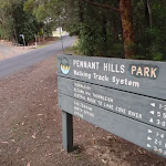 Sign at Pennant Hills Park