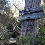 village water supply sign
