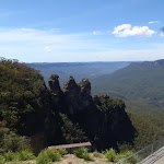View of the Three Sisters from Echo Point