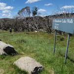Sign at the start of the Rainbow Lake walk