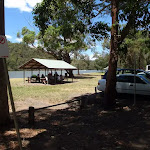 Picnic areas along the river