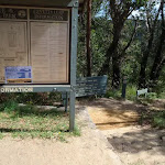 Signposted track away from Govetts Leap lookout
